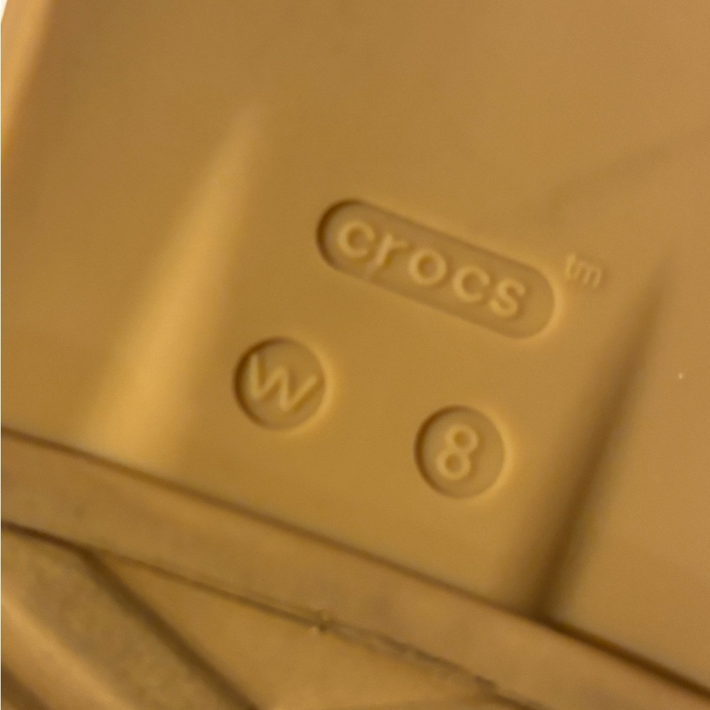 CROCS Tan Women's Sandals - Picture 7 of 7